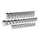 GEARWRENCH 37 Pc 12 Drive 12 Point Standard  Deep Metric Socket Set  80730