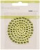 Kaisercraft Self Adhesive Rhinestones 100 Per Package YellowGreen 12 Packets