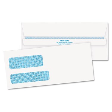 Quality Park 24529 Dbl Window Envelopes InvoiceNo9 378Inch x878Inch  500BXWE
