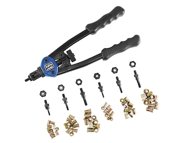 Astro Pneumatic Tool 1442 13 Hand Rivet Nut Setter Kit  Metric  SAE W 60pc Rivnuts