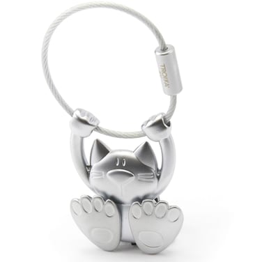 Troika Tabby Cat Keyring KR1020MA