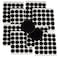 BlueDot Trading Hook  Loop Fastener Sticky Glue Dot Adhesive Backed Coins Perfect for DIY Crafts Home Office Classroom 34 Quantity 100 Black
