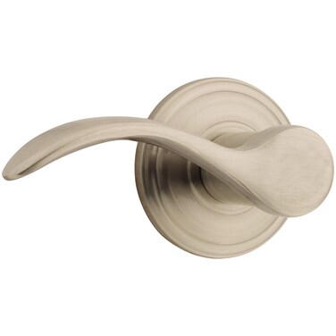 Kwikset 788PML LH 15 Pembroke HalfDummy LeftHanded Lever Satin Nickel