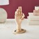 Wooden Hand Model 7 in Right Hand Art Mannequin Figure with Posable Fingers for Drawing School Practice Supplies Hand Jewelry Display Decoration Sketching