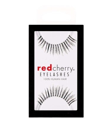 Red Cherry Eyelashes 100 human hair 68 6 pairs pack