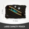 ZIPIT Grillz Large Pencil Case for Kids  Pencil Pouch for School College and Office  Pencil Bag for Boys  Girls Black