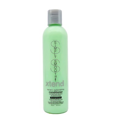 SIMPLY SMOOTH Keratin Replenishing Tropical Conditioner Keratin  Collagen Infused Daily Moisturizer For All Hair Types Restore Depleted Keratin To Provide Strength  Enhance Shine 85 Oz