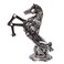 NOVICA Large Metallic Auto Part Horse Recycled Metal Sculpture 1975 Tall MotoHorse
