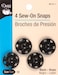 DritzR SewOn Snaps  Black