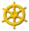 Eastern Jungle Gym Jumbo Captains Ship Wheel Pirate Wheel Deluxe Swing Set Accessory for Wooden Playset