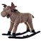 Happy Trails Plush Rocking Horse Max Moose Brown 305Lx205Wx285H