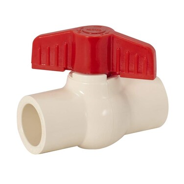 Eastman 34 Inch CPVC Slip Ball Valve White 48637