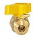 Eastman Brass Straight Gas Ball Valve Connector with QuarterTurn Lever Handle 12 Inch FIP x 12 Inch OD Tube 60003