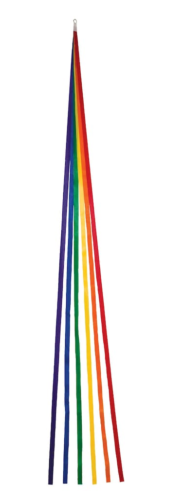 In the Breeze Thin Rainbow Tails 60Inch
