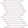 Pointed Cotton Swabs Compatible with Q Tips Double Precision Tips Cotton Buds with Cardboard Stick for Makeup 400pcs