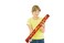 Nino Percussion NINOSRS1L 24Inch Large Synthetic Rainstick Sunshine Finish