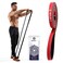 Boldfit Natural Rubber Dual Color Heavy Resistance Band for Stretching Pull ups Home Exercise Resistance Band for Gym Workout Stretch  Red 715kg Resistance