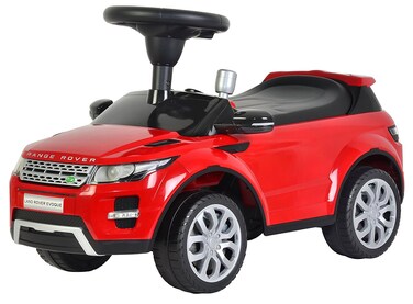 Evezo Range Rover Evoque Ride On Toy Kids Toddler Foot to Floor Push Car w Horn Officially Licensed Red