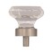 Amerock  Cabinet Knob  ClearSatin Nickel  1516 inch 33 mm Diameter  Traditional Classics  1 Pack  Drawer Knob  Cabinet Hardware