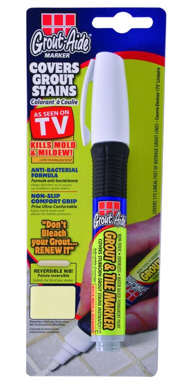 GroutAide Grout  Tile Marker Almond Restore Your Grout