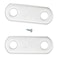 Flat 0 Depth  Offset Mounting Canvas Z Clips for Picture Framing  6 X 38 PanHead Screws Included  P