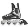 Bladerunner by Rollerblade Dynamo Jr Size Adjustable Hockey Inline Skate Black and Red Inline Skates  Size 4  7