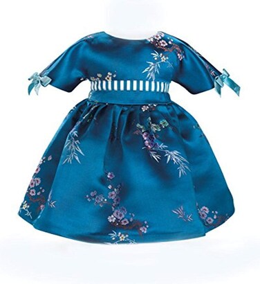 CARPATINA Blue Blossoms Dress fits 18 American Girl Dolls