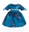 CARPATINA Blue Blossoms Dress fits 18 American Girl Dolls