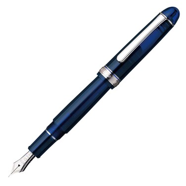 Platinum 3776 CENTURYChartres Blue Rhodium coating nib  Fine