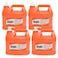 GOJO NATURAL ORANGE Pumice Hand Cleaner 1 Gallon Quick Acting Lotion Hand Cleaner with Pumice Pump Bottle Pack of 4  095504