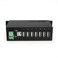 USB 20 7Port hub with surge protection Din rail mounting  NEC chip