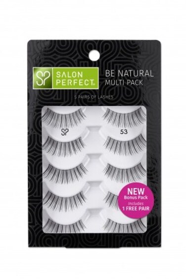 Salon Perfect Natural Multi Pack Eyelashes 53 Black 4 pr