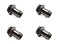 XSPC G14 to 38 Barb Fitting for Soft Tubing Black Chrome 4pack