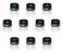 Carson LumiLoupe 10x Power PreFocused Stand Magnifier  Set of 10 LL10MUBlackClear