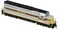 Bachmann Trains Industries Erie Lackawanna 3619 EMD SD45 DCC Sound Equipped Diesel Locomotive Train N Scale
