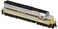 Bachmann Trains Industries Erie Lackawanna 3619 EMD SD45 DCC Sound Equipped Diesel Locomotive Train N Scale