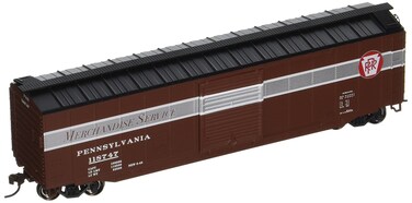 Bachmann Industries 50 Sliding Door Box Car  PRR Merchandise Service HO Scale