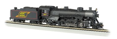 Bachmann Industries Trains Usra Light 282 Dcc Sound Maine Central 617 With Medium Tender Ho Scale Steam Locomotive