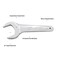 Grip 21 pc Jumbo Service Wrench Set SAE  Sizes Range from 34 to 2  Chrome Plated Steel  Heavy Duty RollUp Storage Pouch