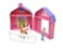Breyer Stablemates Horse Crazy Pocket Barn and Horse Play Set