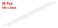 20Pcs Stainless Steel Round Shaft Rod Axles 150mmx2mm for RC Toy Car