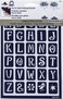 FolkArt Peel and Stick Painting Stencil Genie Alphabet