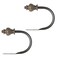 Kenney Othello Window Curtain Holdback Pair Oil Rubbed Bronze