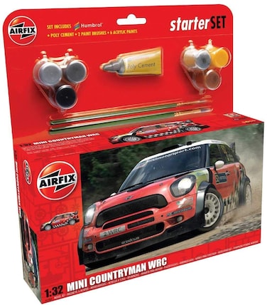 Airfix A55304 Mini Countryman WRC Model Kit 132 Scale