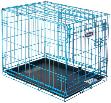 Petmate 21930 Puppy 2 Door Training Retreat 24Inch Blue
