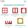 Shapemags 24 Piece Set Magnet Building Tiles Magnetic Blocks  Windows and Doors Accessories Building Kit Award Winning STEM Toy Educational 3D Construction Blocks Set