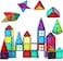 Shapemags 24 Piece Set Magnet Building Tiles Magnetic Blocks  Windows and Doors Accessories Building Kit Award Winning STEM Toy Educational 3D Construction Blocks Set