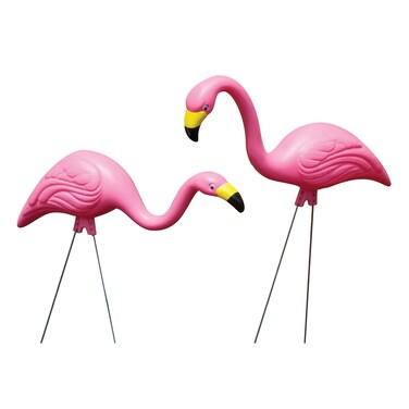 Bloem Pink Flamingo 25 Garden Yard Stakes 2Pack