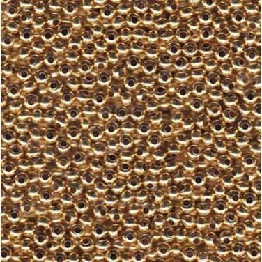 Metal Seed Bead 110 24K Gold Plate 15 Grams