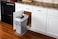 Hardware Resources 35 or 50 Quart Single Pullout Waste Container System Polished Chrome